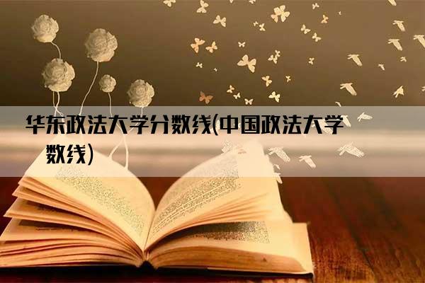 华东政法大学分数线(中国政法大学分数线)