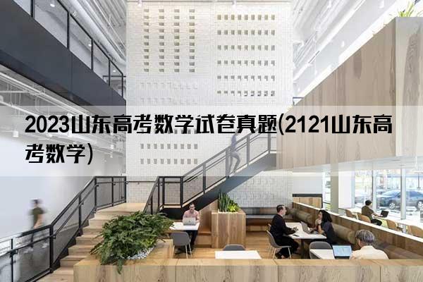 2023山东高考数学试卷真题(2121山东高考数学)