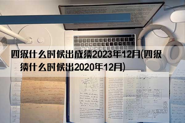 四级什么时候出成绩2023年12月(四级成绩什么时候出2020年12月)